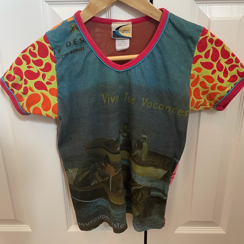 Custo Barcelona Multicolor Graphic Kids Tee